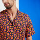 Chemise Bowling en lin Stars Gift homme  Bleu marine vue de détail 2