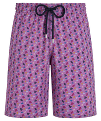 Lange Micro Ronde Des Tortues Rainbow Stretch-Badeshorts für Herren Glycine Vorderansicht