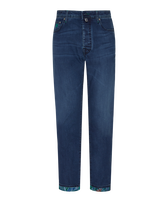 Jeans 5 poches homme Tropical Flowers Med denim w2 vue de face