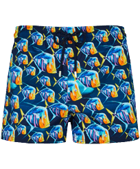 Pantaloncini da bagno uomo Piranhas Blu marine vista frontale