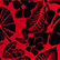 Men Swim Shorts Flocked Flowers Poppy red 