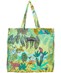Others Printed - Unisex Beach Bag Jungle Rousseau, Ginger front worn view