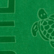有机棉的纯色沙滩巾 Chive 