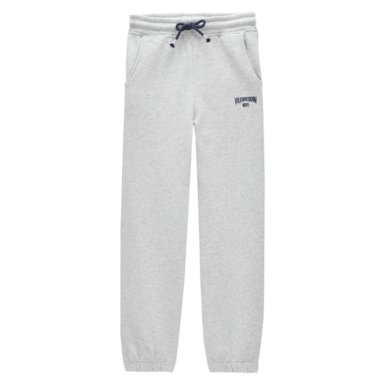 Pantalon Jogging En Coton Garçon Uni - Gaetan - Gris