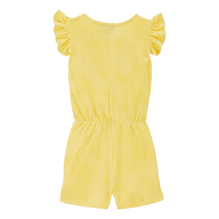 Girls Terry Playsuit Popcorn back view