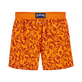 Bañador con estampado aterciopelado Starlettes para niño Zanahoria vista trasera