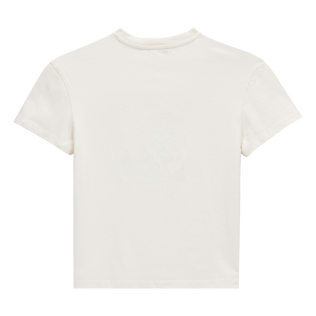 Boys T-shirt Placed Multicolore Turtles Off white back view