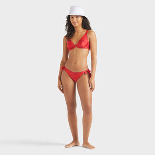 Haut de maillot de bain avec armatures femme Flower Power Lipstick vue de détail 1