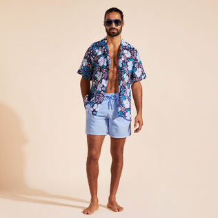 Men Swim Shorts Solid Flax flower details view 1