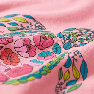 Provencal Turtle Sweatshirt mit Rundhalsausschnitt für Mädchen Bonbon Details Ansicht 1