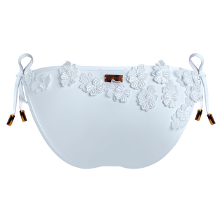女士 Guipure Florale 刺绣比基尼泳裤 White 后视图