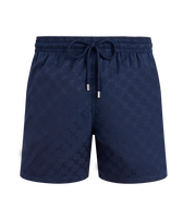 男士 Turtles Monogram 游泳短裤 Navy 正面图