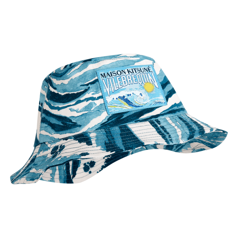 Unisex Cotton Bucket Hat Wave - Hat - Boheme - Blue - Size M/L - Vilebrequin