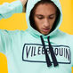 Solid Kapuzenpullover aus Baumwolle für Herren Lagune Details Ansicht 1