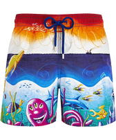 男士 Mareviva 游泳短裤 - Vilebrequin x Kenny Scharf Multicolor 正面图