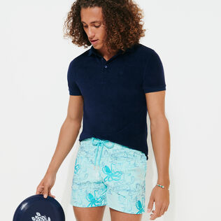 Men Embroidered Swim Trunks Octopussy - Limited Edition Lagoon details view 4