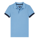 男童纯色全棉珠地 Polo 衫 Divine 正面图