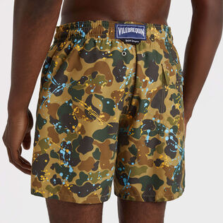 Men Swim Shorts Camo Splash - VBQ x Palm Angels Oats 细节视图2