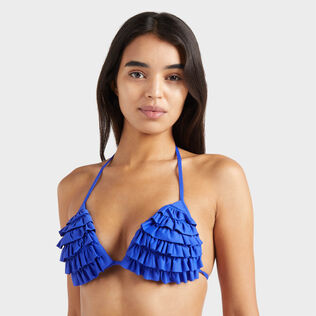 Top bikini donna a triangolo tinta unita Marrakech dettagli vista 2