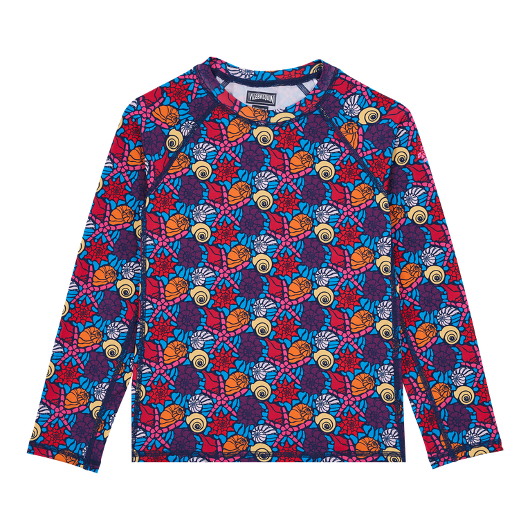 Noumea Sea Shells Rashguard Mit Uv-schutz Für Kinder - Glaw - Blau - Größe 6 - Vilebrequin