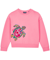 女童 Provencal Turtle 圆领运动衫 Candy 正面图