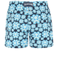 Bañador elástico con estampado Poulpes Neon para hombre Azul marino vista trasera