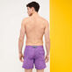 Men Swimwear Valentine's Day Orchid back worn view