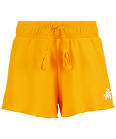 Girls' Textured Shorts - UV Protect Sunflower front view