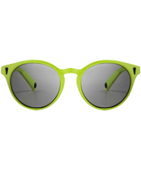 Unisex Floating Sunglasses Green Solid Lemongrass front view