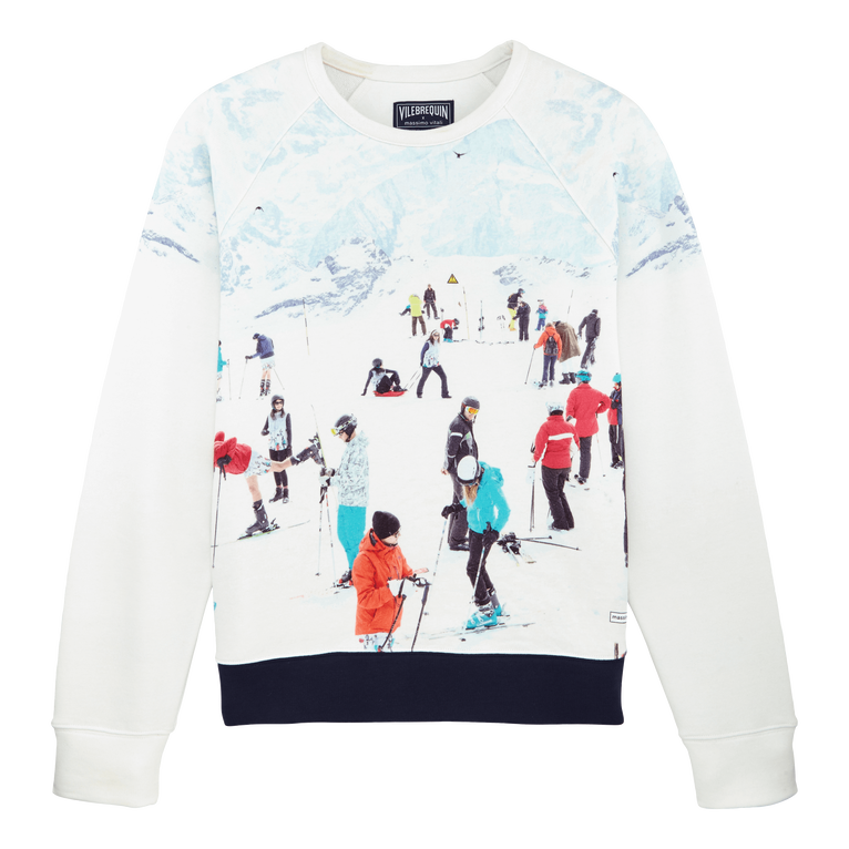 Vilebrequin Men Cotton Sweatshirt Ski - Sweater - Switch - Blue - Size XL