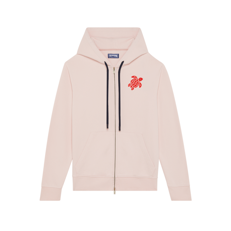 Vilebrequin Men Cotton Full Zip Cardigan Turtle - Malantin - Pink - Size XL