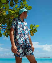 Look de seda Tropical Turtles para hombre  vista frontal