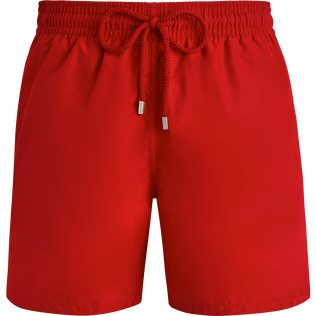 Pantaloncini mare uomo ultraleggeri e ripiegabili tinta unita Moulin rouge vista frontale
