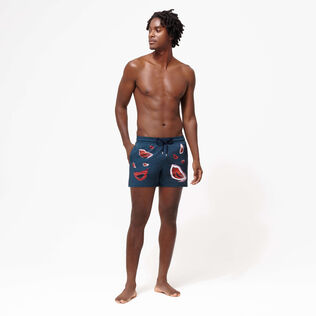 Men Stretch Swim Shorts Passion - Vilebrequin x Deux Femmes Noires Goa front worn view