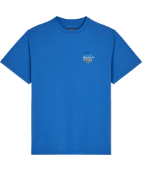 Uomo Altri Stampato - T-shirt uomo Gradient Embroidered Logo - Vilebrequin x The Beach Boys, Earthenware vista frontale