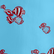 Bañador con bordado Fishy Vibes para hombre Blue topaz 