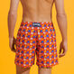 Men Swim Trunks Micro Poulpes Poppy red back worn view