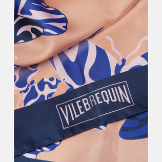 Silk Scarf Disco Butterflly Blush back view
