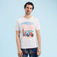 T-shirt en coton homme Waiting for Sun Rose the vue portée de face