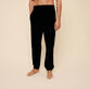 Solid Unisex Hose aus Frottee Schwarz Details Ansicht 1