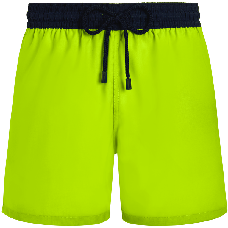 Pantaloncini Mare Uomo In Lana Super 120s - Costume Da Bagno - Magnus - Verde