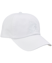 Gorra lisa para niños Blanco vista frontal