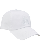 Kids Cap Solid White front view