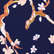 Bañador de una sola pieza con estampado Sweet Blossom para mujer Azul marino 