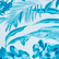 Women Side Tie Bikini Bottom Tahiti Flowers White 