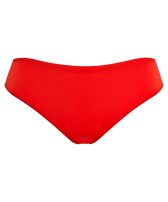 女士高腰比基尼三角泳裤 - Vilebrequin x JCC+ 合作款 - 限量版 Red polish 正面图