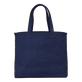 Big Canvas Marine Unisex Beach Bag Navy back view