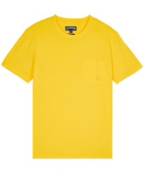Men Organic Cotton T-Shirt Solid Sun front view