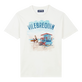 男士 Malibu Lifeguard 纯棉 T 恤 Off white 正面图