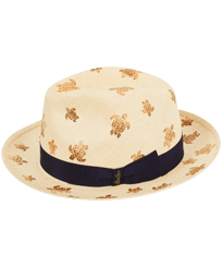 Sombrero de paja para hombre de Vilebrequin X Borsalino Arena vista frontal